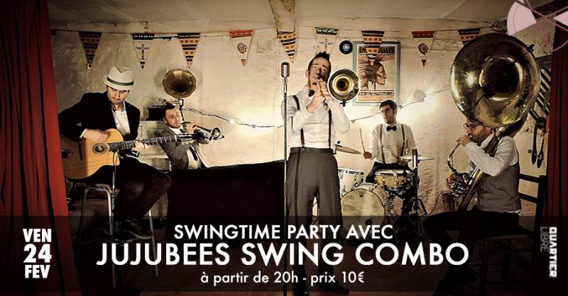 Swingtime Party avec Jujubees Swing Combo @Quartier Libre