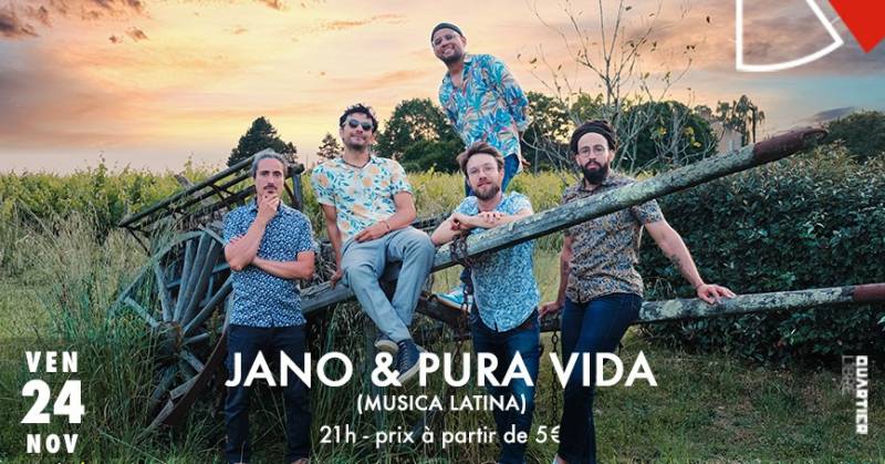 Jano & Pura Vida (musica latina) @Quartier Libre