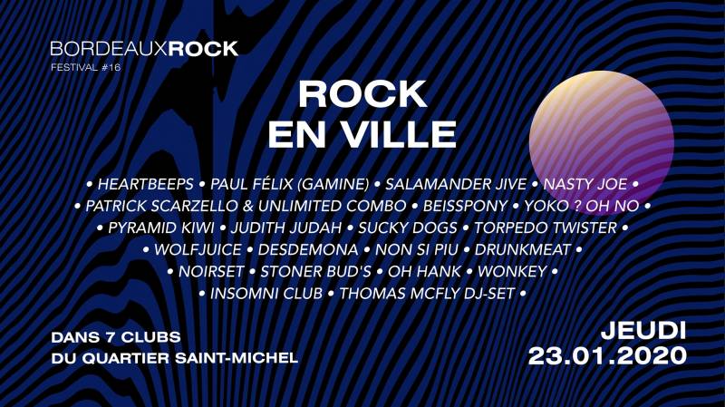 Rock en ville - Festival Bordeaux Rock #16 Quartier Libre